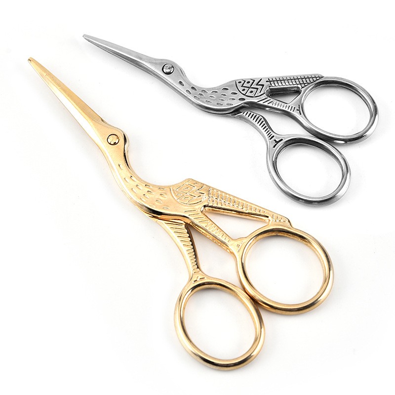 Tea Bags Scissors Supplier - Stainless Steel Gold-Plated Crane