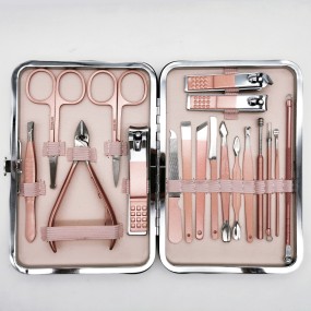 Nail Beauty Tools Supplier - 18pcs Travel Manicure Set Wholesale