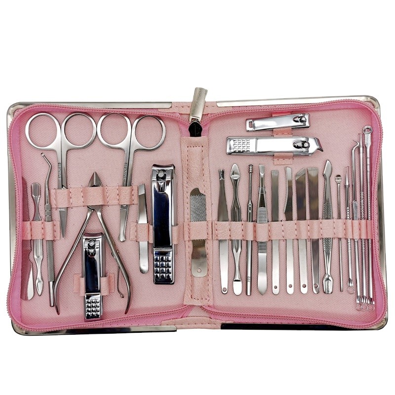 Professional Nail Clipper Set Supplier - 26pcs Stainless Steel Kit