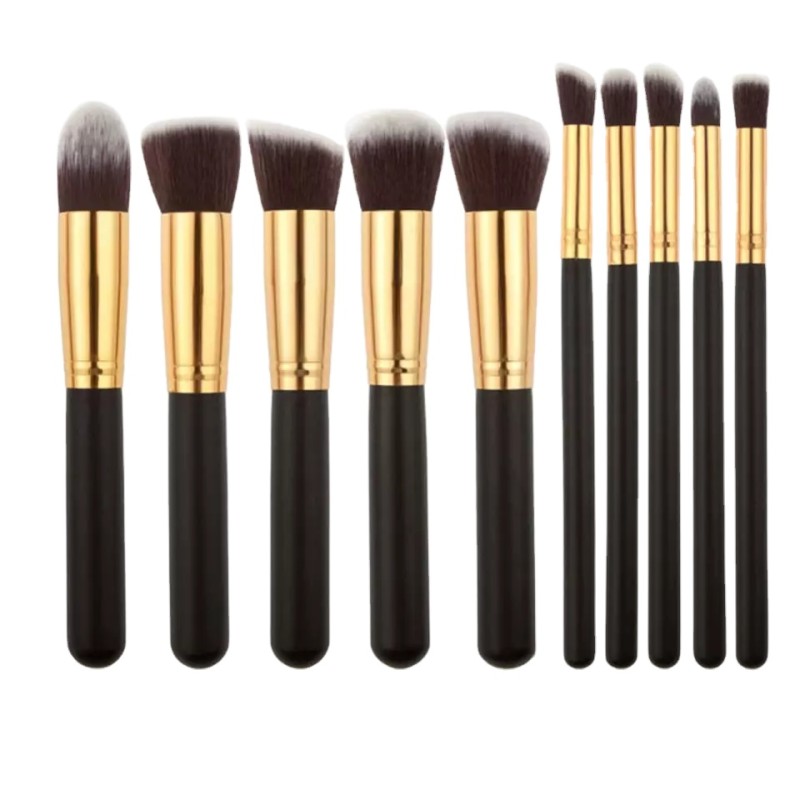 Makeup Brush Set Factory - Nylon 10 Pcs Blending Brush