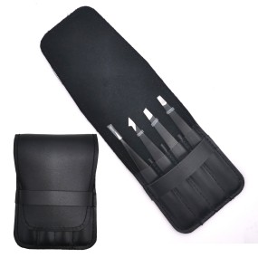 Stainless Steel Tweezers Factory - Anti-static Black Diagonal