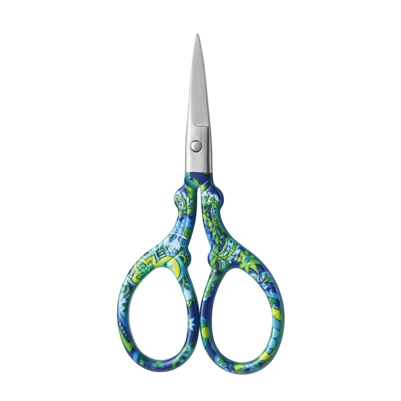 Multi Purpose Scissors Supplier - Color Plated Floral Pattern