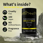 Shilajit Gummies Manufacturer - Pure Resin 3000mg with Fulvic Acid