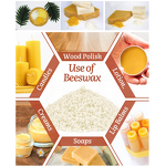 Beeswax Pellets Manufacturer - White Pure for DIY Cosmetics