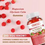 Magnesium Glycinate Gummy - Manufacturer - 90 Custom Bears Adults Pregnant Women Cross-Border
