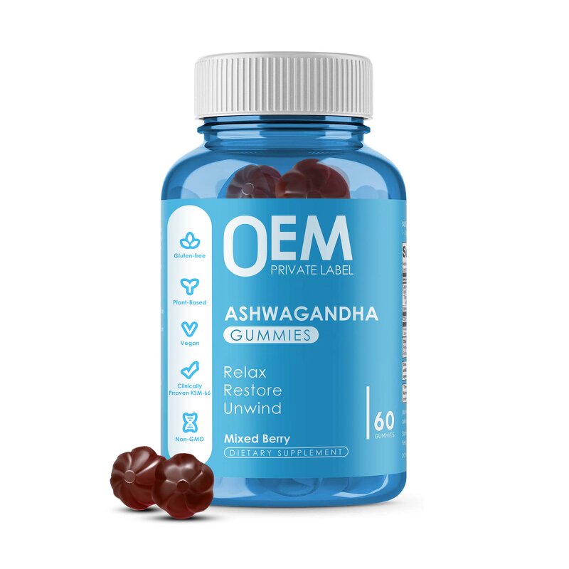 Ashwagandha Gummy - Manufacturer - South African Custom Vitamin C Dietary Fiber Antioxidant