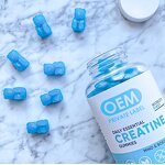Creatine Gummy Supplement - Manufacturer - Factory Custom Adult Monohydrate Sports Nutrition Dosage
