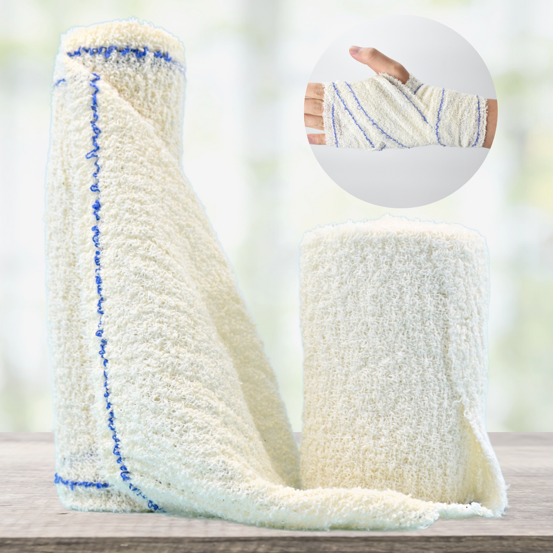 Crepe Bandage Manufacturer - Anthrive Factory Wholesale Medical Excellent Stretch Fabric Bleached High Elastic Cotton