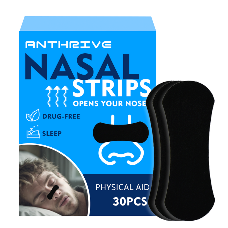 Nasal Strips Manufacturer - Anthrive New Arrival 30PCS Sleep Strips Waterproof Nose Extra Strength Anti Snoring for Better Breath/Sport