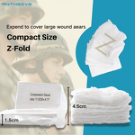 Gauze Bandage Manufacturer - Anthrive OEM Medical Disposable White 100% Cotton Emergency Breathable Sterile Fluff Kerlix Wound Z Fold Compressed