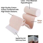 High Elastic Bandage Manufacturer - Anthrive 5cm Factory Medical Latex Cotton Compression Roll with Hook and Loop Closure for First Aid