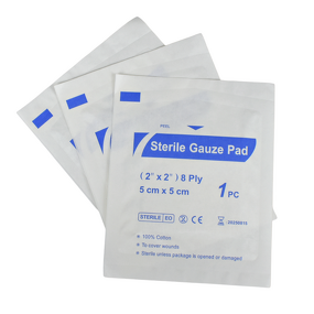 Gauze Pad Manufacturer - Anthrive 5x5cm 8ply Medical Surgical Sterile 100% Cotton Disposable Hemostatic Wound Dressing Sponges Swabs Compress