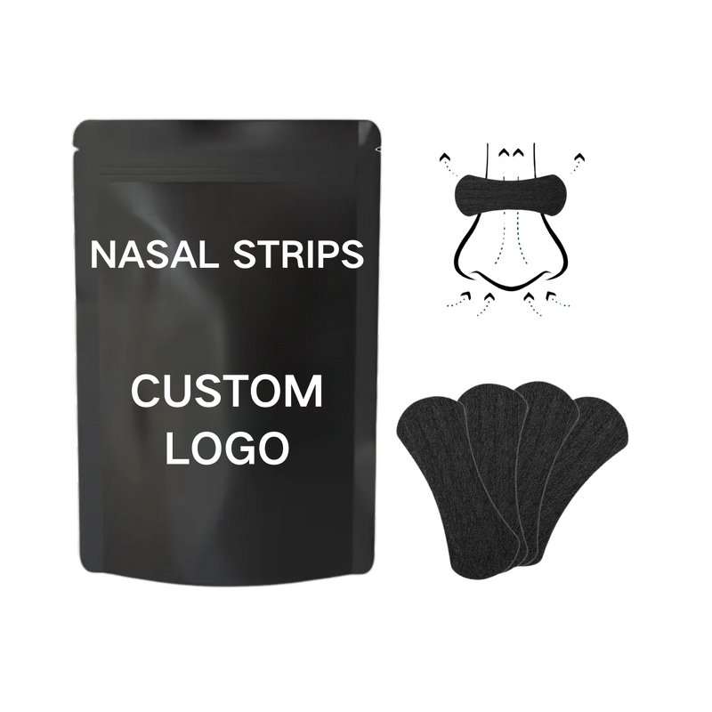 Nasal Strips Manufacturer - Anthrive OEM/ODM Custom Logo 3 PET Anti Snoring Breathe Better Soft Black for Snoring Sleeping Sport