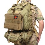 IFAK Pouch Manufacturer - Anthrive Large Capacity Tactical Molle Medical Upgraded Size First Aid EMT Trauma Kit