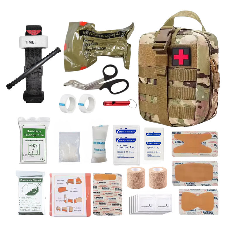 Tactical First Aid Kit Manufacturer - Anthrive Medical Molle EMT IFAK Pouch Emergency Survival Bag Trauma Kit Tactical Trauma Kit
