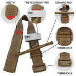 Tourniquet Manufacturer - Anthrive Factory Tan Khaki Nylon Rod Windlass Emergency Hemostatic Trauma Tactical