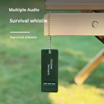 Whistle Manufacturer - Anthrive 7x2.8cm Green Plastic High Frequency Rescue Outdoor Safety Emergency Multi Audio for Hiking Camping