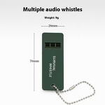 Whistle Manufacturer - Anthrive 7x2.8cm Green Plastic High Frequency Rescue Outdoor Safety Emergency Multi Audio for Hiking Camping
