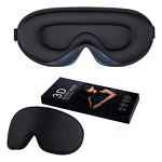 3D Eye Mask Manufacturer - Anthrive Adjustable Sleep Blindfold Block Out Breathable Soft Ice Silk for Man Women Sleeping Travel