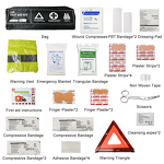 First Aid Bag Manufacturer - Anthrive Custom Logo Printed Emergency Medical Supplies Health Care Medical Vehicle Survival for Car DIN 13164