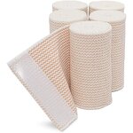 High Elastic Bandage Manufacturer - Anthrive 5cm Factory Medical Latex Cotton Compression Roll with Hook and Loop Closure for First Aid