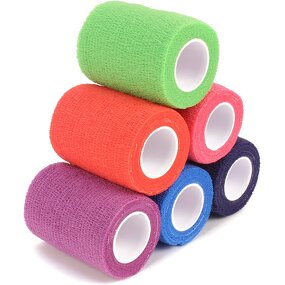 Cohesive Bandage Manufacturer - Anthrive Hot Sale 4.5m Colored Self Adhesive Elastic Vet Wrap Cotton Non-Woven Elastic