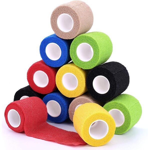 Cohesive Bandage Manufacturer - Anthrive 2 Inch Wholesale Custom Logo Printing Medical Non Woven Easy Tear Self Adhesive Vet Wrap