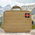 IFAK Pouch Manufacturer - Anthrive Large Capacity Tactical Molle Medical Upgraded Size First Aid EMT Trauma Kit