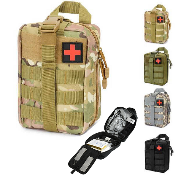 IFAK Pouch Manufacturer - Anthrive Factory Direct Outdoor 600D Waterproof Empty Molle Trauma Survival First Aid Bag Tactical First Aid Kit