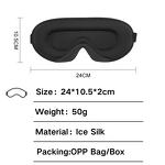 3D Sleep Eye Mask Manufacturer - Anthrive Ice Silk 3 Colors for Side Sleeper Blackout for Sleeping Night Blindfold for Men Women
