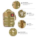 Tactical First Aid Kit Manufacturer - Anthrive Medical Molle EMT IFAK Pouch Emergency Survival Bag Trauma Kit Tactical Trauma Kit