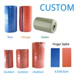 Splint Manufacturer - Anthrive 36" Rolled Lightweight Reusable Orange Blue First Aid Roll Aluminum Hand Foot Ankle Arm for Leg
