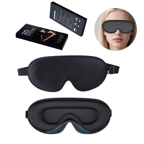 Sleep Eye Mask Manufacturer - Anthrive Unisex Adjustable 3D Healthycare Supply Memory Foam Blackout Travel Sleeping Cover