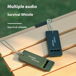 Whistle Manufacturer - Anthrive 7x2.8cm Green Plastic High Frequency Rescue Outdoor Safety Emergency Multi Audio for Hiking Camping