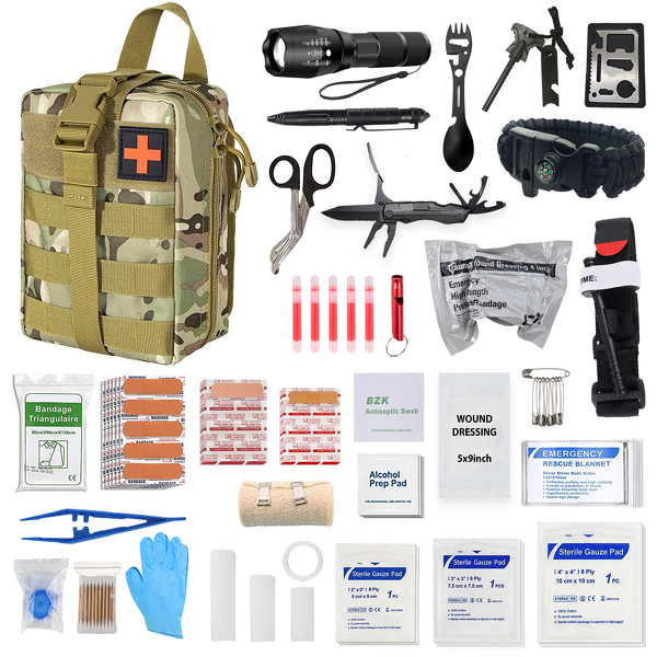IFAK Pouch Manufacturer - Anthrive Medical OEM Portable Outdoor Survival Emergency Mini Bag Trauma Tactical First Aid Kit