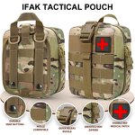 IFAK Pouch Manufacturer - Anthrive Customized Medical Survival Kit Molle Trauma Tactical Bag Medical Emergency First Aid Kit