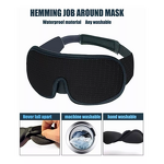 Sleep Mask Manufacturer - Anthrive Custom 3D 100% Light Block Out Silk Memory Foam Comfortable Breathable for Sleeping