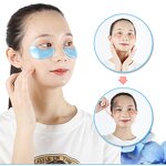 Gel Eye Mask Manufacturer - Oem Anti-Ageing Blue Green Under Patch Organic Hydrogel Collagen Korean Under Eye Patch