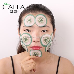 Eye Sheet Mask Manufacturer - Private Label Fashion Beauty Anti-Puffiness Factory Fruit Cucumber Design