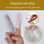 Pet Teeth Cleaning Brush Manufacturer - Finger Cot Sleeve Teddy Bad Breath Tartar Teeth Care Dog Cat Wet Wipes Dental Finger Stall