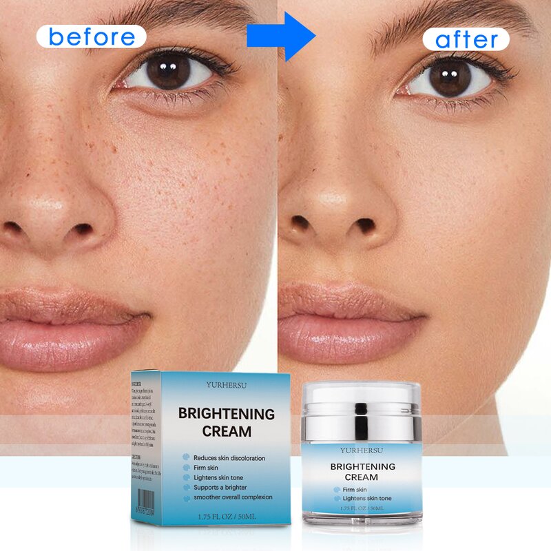 Brightening Cream Manufacturer - Wholesale Firm Smoother Lightens Skin Discoloration Reduces Discoloration Face Lotion & Cream