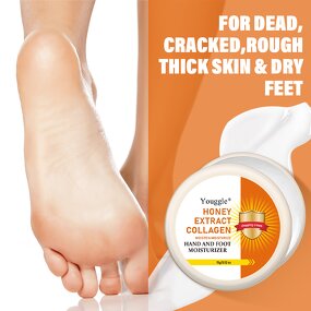 Honey Collagen Foot Cream Manufacturer - Foot Peeling Exfoliating to Remove Dead Skin Cuticles and Heels Effective Foot Care