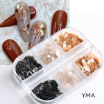 美甲亮片工厂-12格荧光圆形亮片