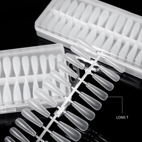 Nail Forms Factory - 308pcs Crystal Extension Gel Tips