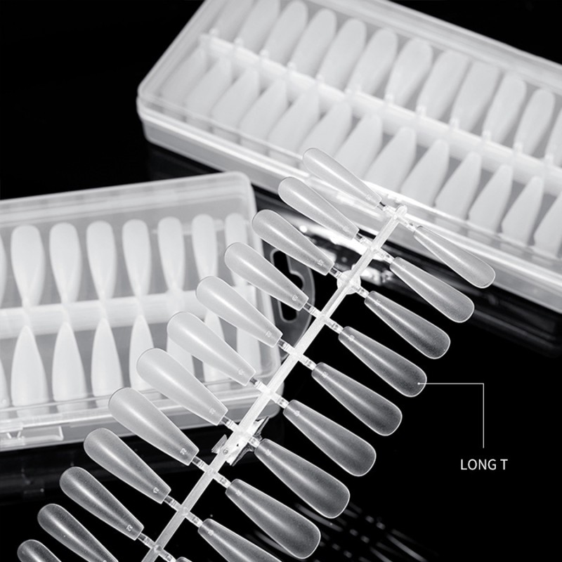 Nail Forms Factory - 308pcs Crystal Extension Gel Tips