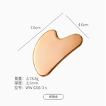 Gua Sha Tools Manufacturer - 304 Stainless Steel Rose Gold Anti-Aging Jade Roller Set