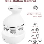 Head Massager Manufacturer - Electric Waterproof with 4 Massage Heads