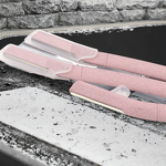 Eyebrow Trimmer Manufacturer - Eco-friendly Women's Pink Dermaplaning Tool Biodegradable Wheat Straw Razor for Hair Removal Nature-Friendly