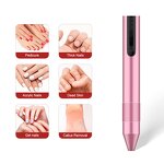 Electric Nail Drill Manufacturer - with Brushless Motor Portable and Rechargeable 12000RPM Nail Drill Pen Kits