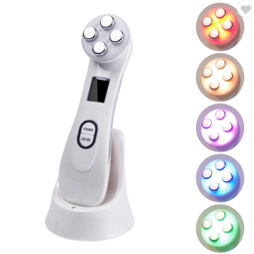 Beauty Machine Manufacturer - 5 in 1 EMS Photon Microcurrent Anti-wrinkles RF Led Facial for Home Use Skin Tightening